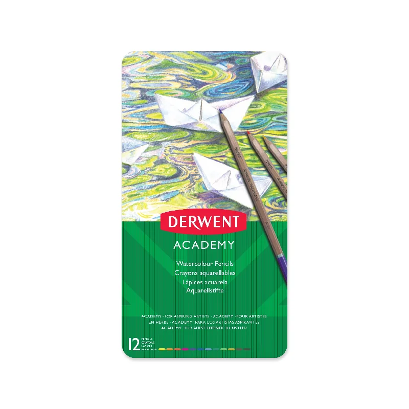 Weaving art supplies for creating woven wall hangings​ Derwent Academy Watercolour Pencil Tin Of 12