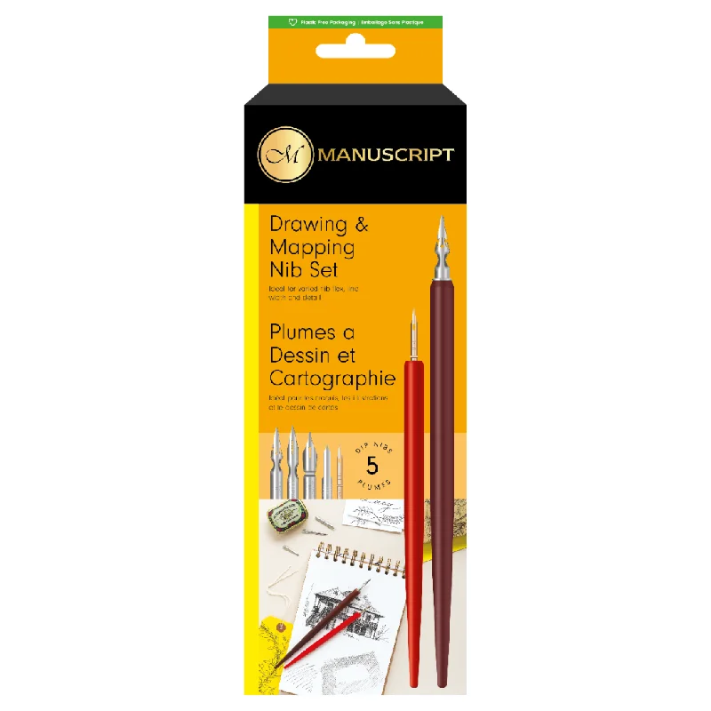 Art supplies for creating art - based photo albums​ Manuscript Drawing & Mapping Nib Set