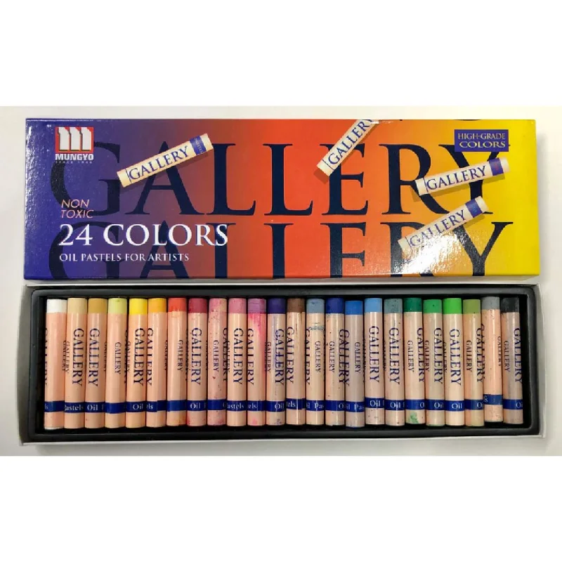 Gouache paint sets for opaque and vibrant paintings​ Mungyo Gallery Artists' Oil Pastels - Pack Of 24