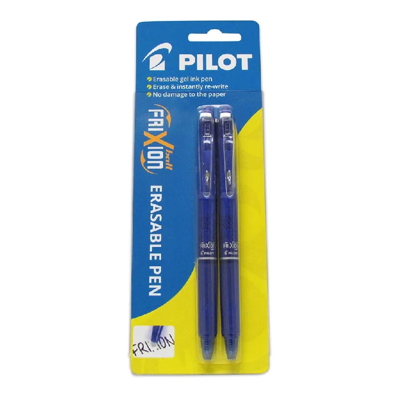 Art therapy supplies for mental health support​ Pilot Frixion Clicker Erasable Fine Pens Blue Pack Of 2