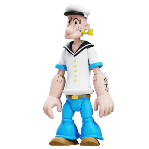 Halo Spartan Action Figures​ Popeye Action Figure Wave 03 Popeye 1st Appearance White Shirt