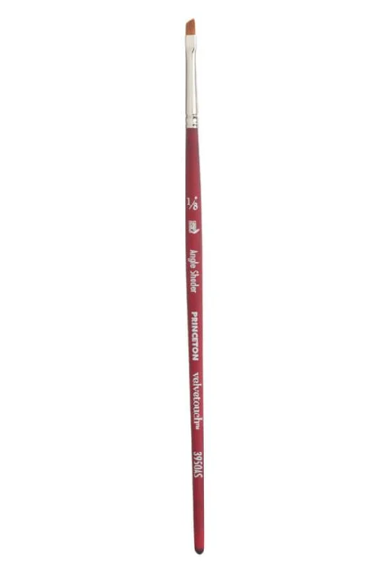 Glitter art supplies for adding shine to paintings and crafts​ Princeton Velvetouch Synthetic Angle Shader Brushes