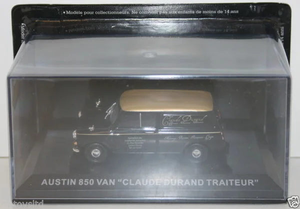 Refrigerated trucks for transporting perishable goods​ ALTAYA 1/43 SCALE 10675  - AUSTIN 850 VAN - CLAUDE DURAND TRAITEUR