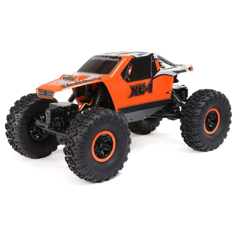 Model train cars for different purposes​ AXI00003T2 1/24 AX24 XC-1 4WS Crawler Brushed RTR, Orange (FOR Extra battery ORDER #DYNB0012)