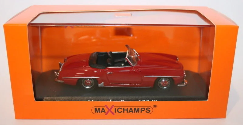 Hybrid buses reducing emissions in urban areas​ Maxichamps 1/43 Scale Diecast 940 033131 - Mercedes Benz 190 SL 1955 - Red