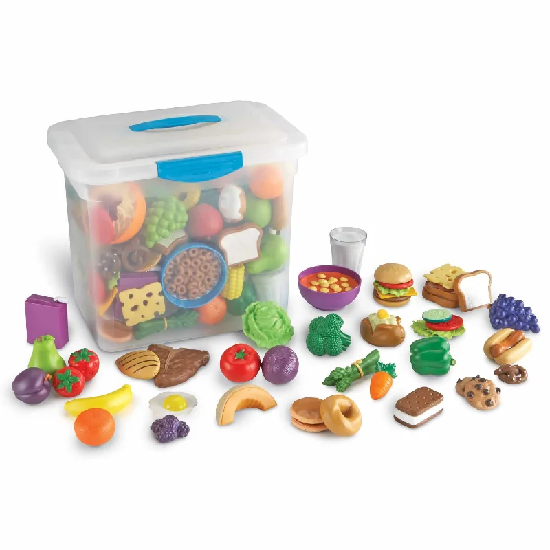 Wooden gardening toys for outdoor learning​ Classroom Play Food Set 100 Pieces New Sprouts®