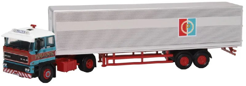 Vehicle safety features for protecting passengers​ Oxford Diecast DAF 3300 Short Van Trailer Pollock