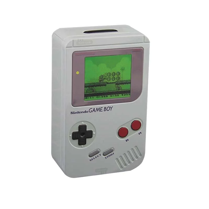 Video games with crossover characters​ Nintendo Gameboy Tin Money Box