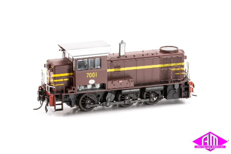 Ancient - ruins model toys for history and archaeology study​ NSWGR 70 Class Locomotive Indian Red 7001