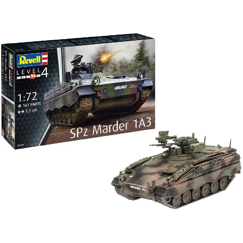 Vintage car model toys for classic - car collectors​ Revell of Germany 1/72 Scale SPz Marder 1A3