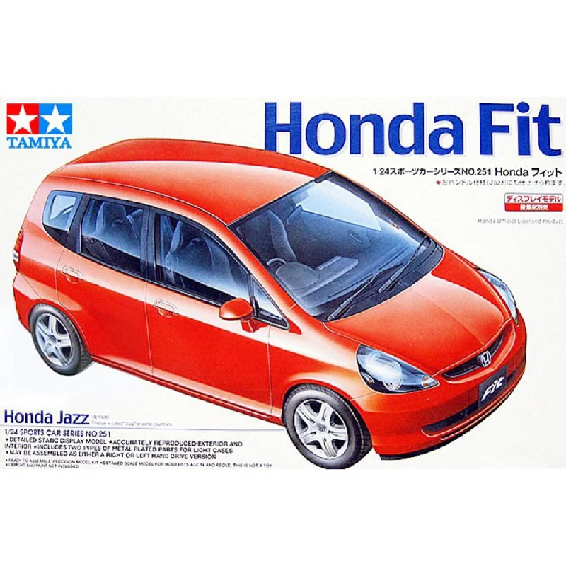 Police cars with high - speed capabilities for law enforcement​ Tamiya 1/24 Honda Jazz Fit