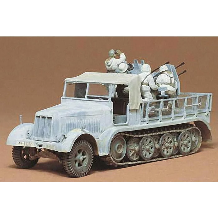 Recycling - plant model toys for environmental - awareness teaching​ Tamiya 1/35 German 8T Half Truck SDKFZ