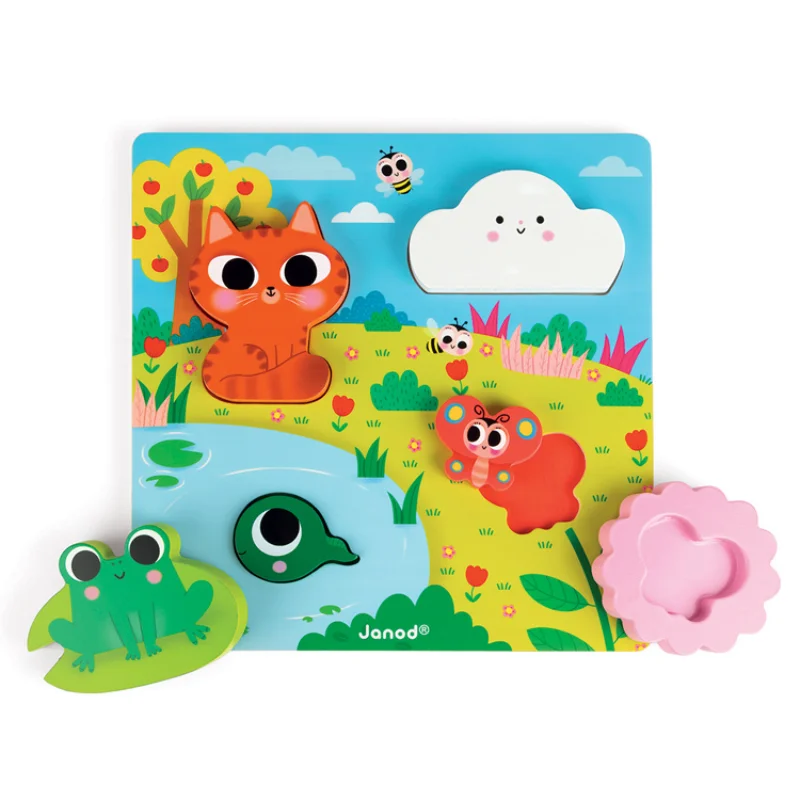 Puzzle - inspired embroidery patterns for crafters​ Hide & Seek Nature Puzzle