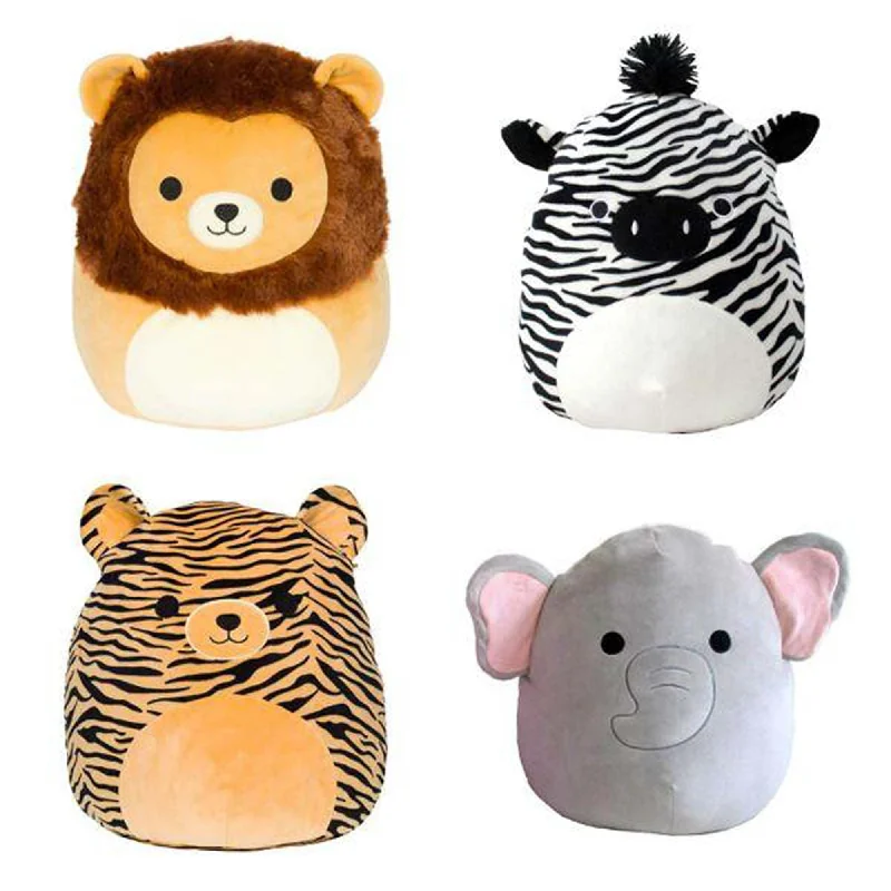 Dog - shaped plush toys for pet lovers​ Jungle Animal Squishmallow Plush, 8 Inches, Assortment, 1 Count