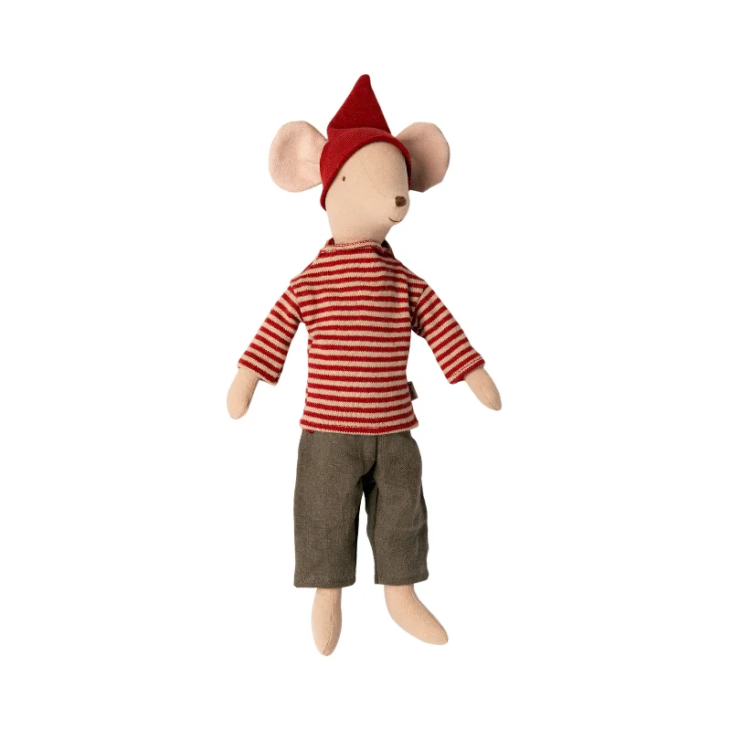Plush toys for mechanics with tool - shaped attachments​ Maileg Christmas Mouse Boy Medium