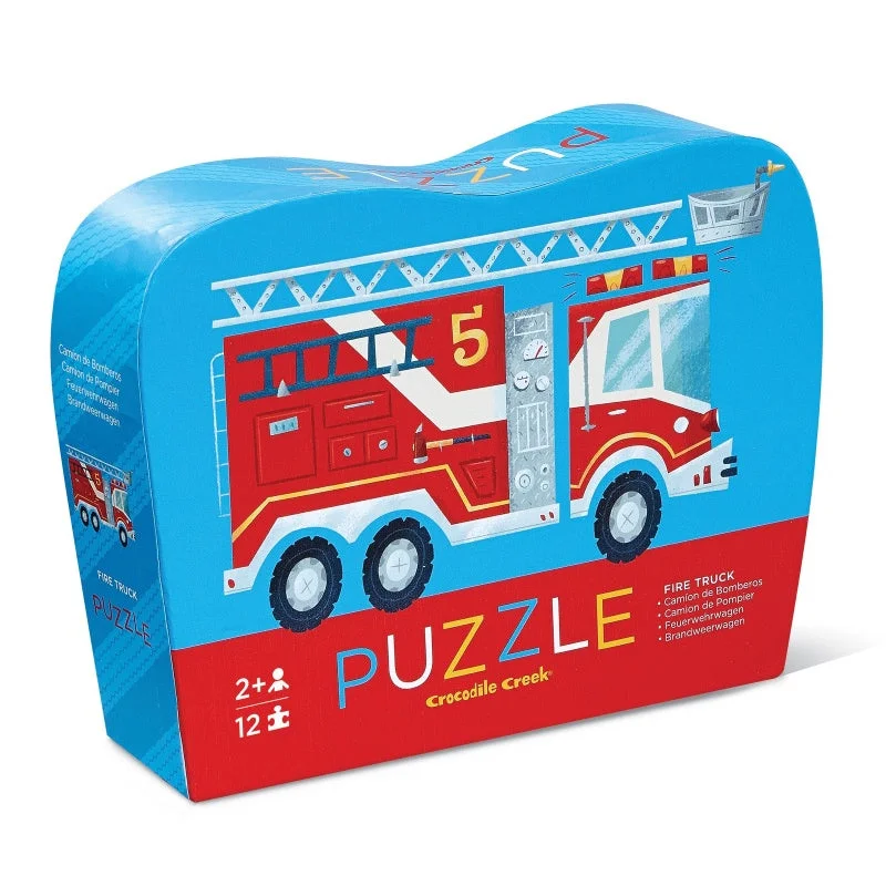 Puzzle - themed party favors​ Mini Puzzle 12PC - Fire Truck