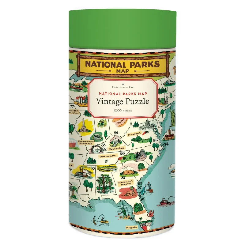 Superhero - inspired puzzles for comic - loving kids​ National Parks Map 1000 Pc  Puzzle
