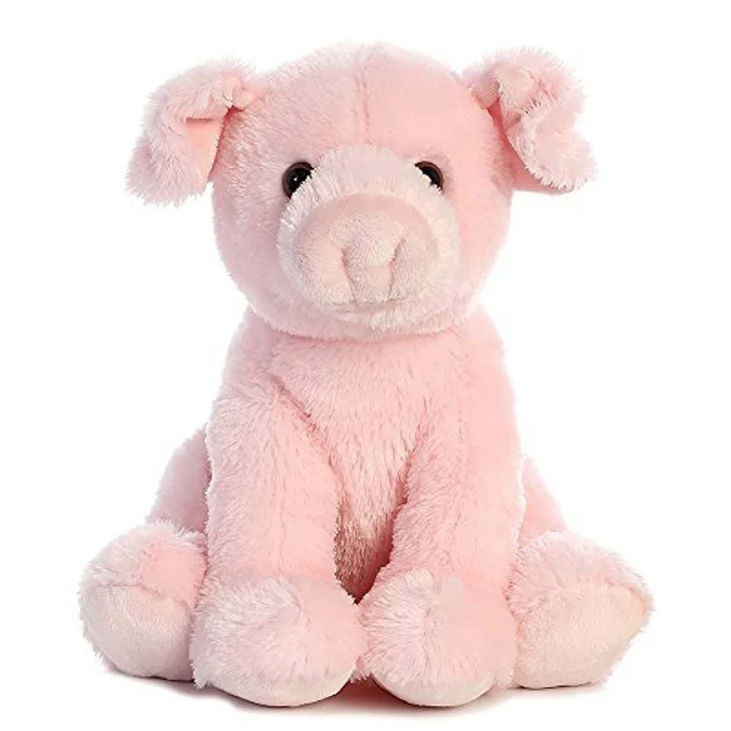 Plush toys for coffee lovers shaped like coffee mugs​ Pig Plush, 14 Inches, 1 Count