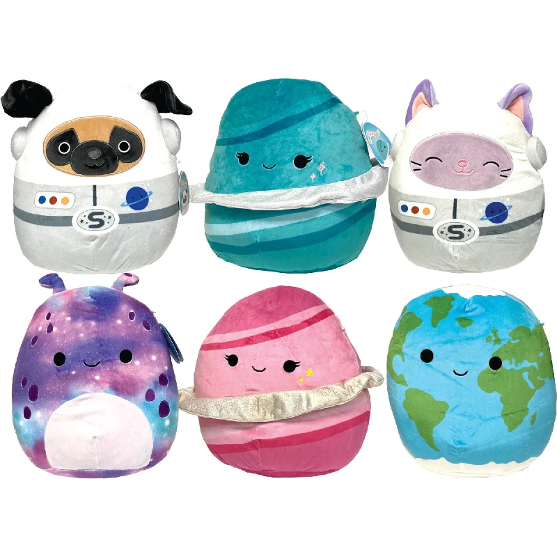 Safari animal plush toys for jungle - loving kids​ Space Squishmallows 12 Inches, Assortment, 1 Count